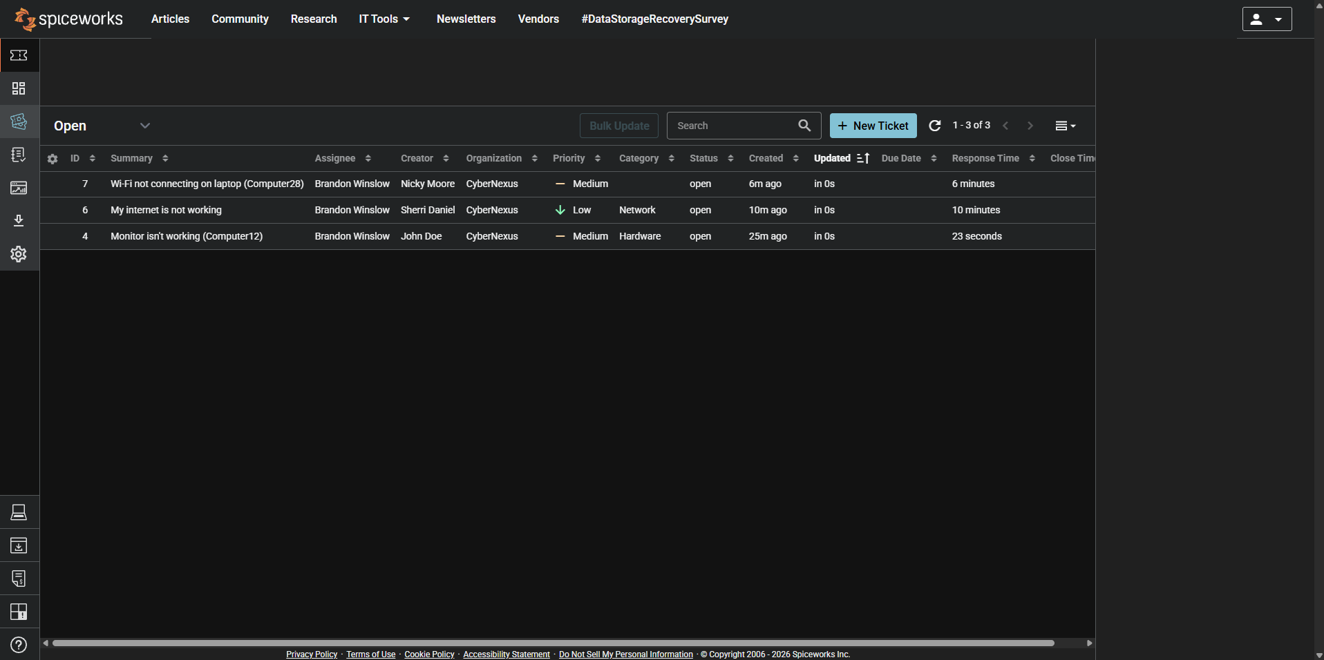 Spiceworks ITSM Help Desk Home Lab image 1
