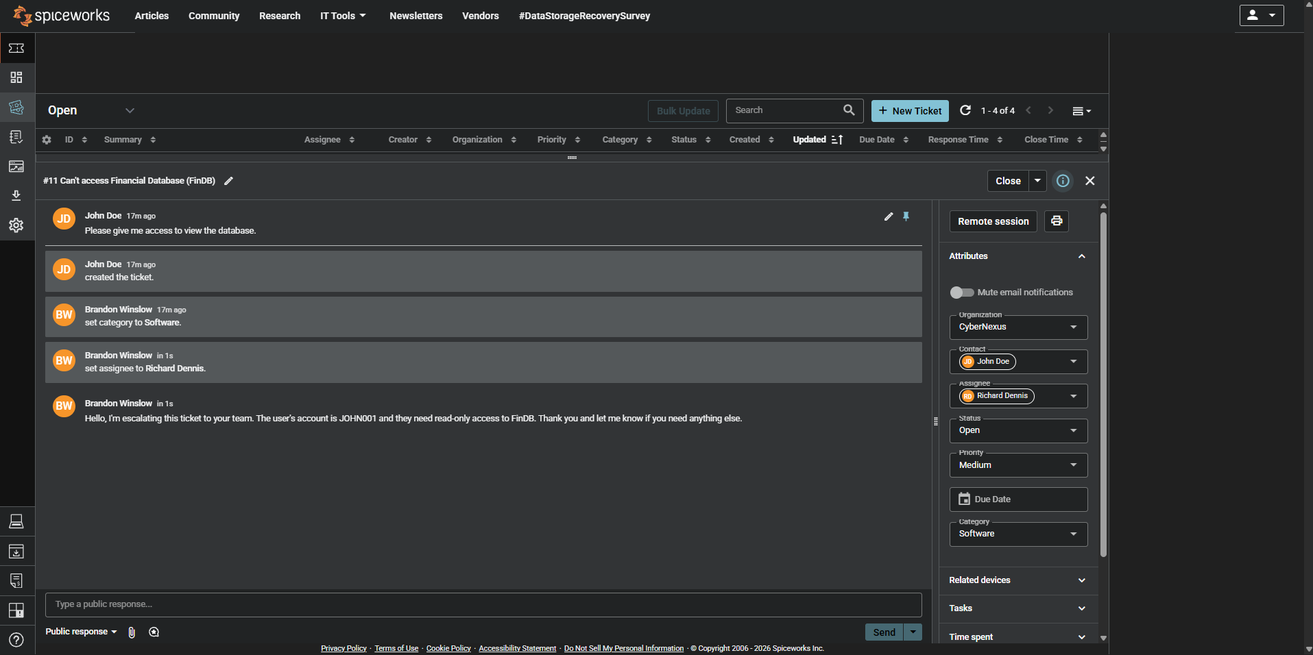 Spiceworks ITSM Help Desk Home Lab image 4